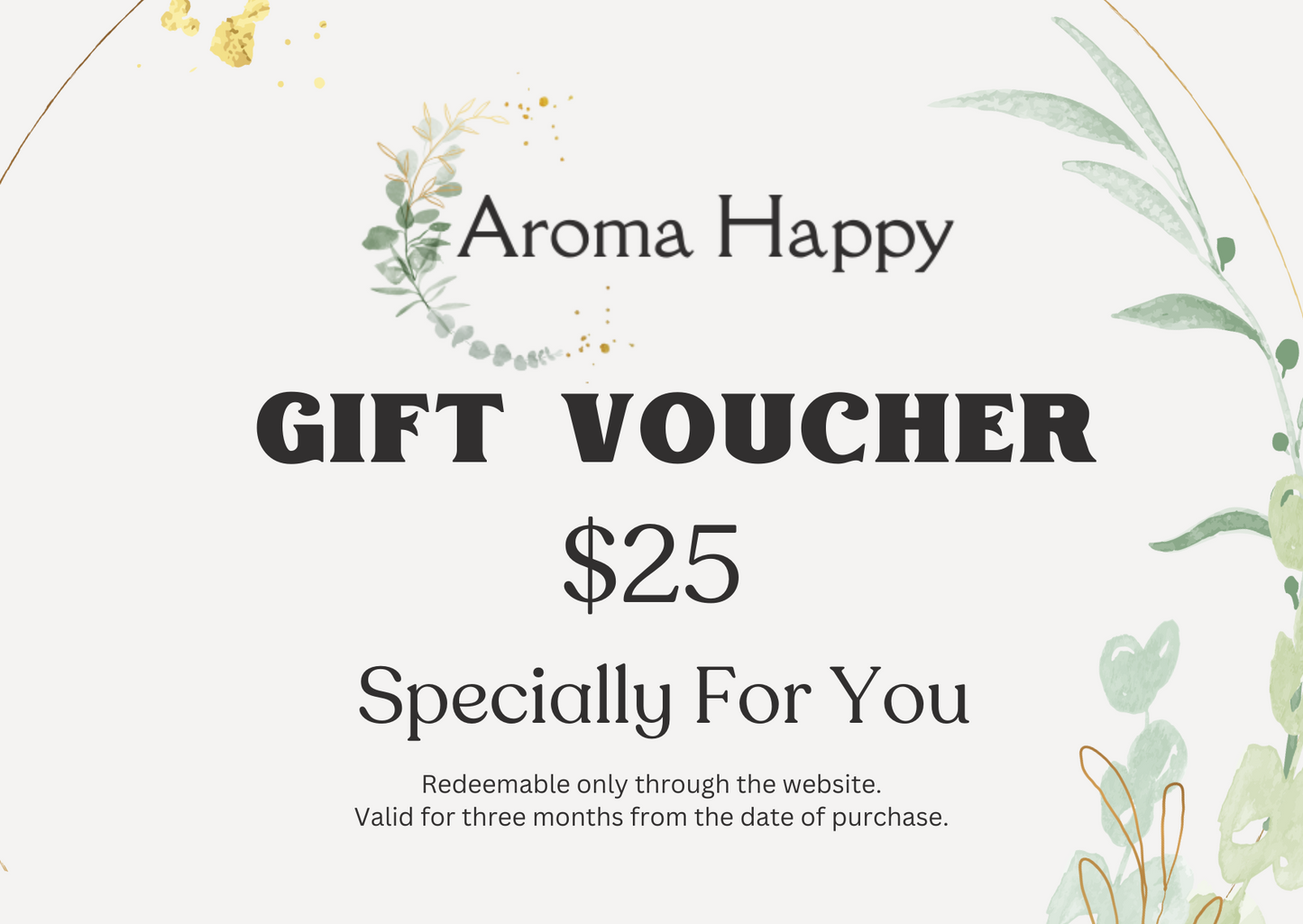 Aroma Happy Gift Cards
