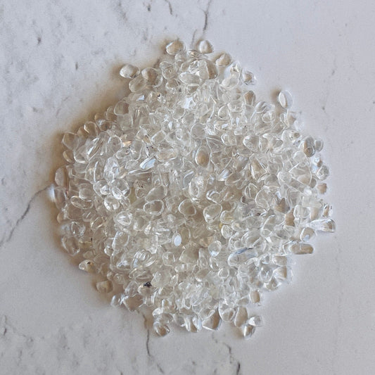 Clear Quartz Crystal Chips 100g