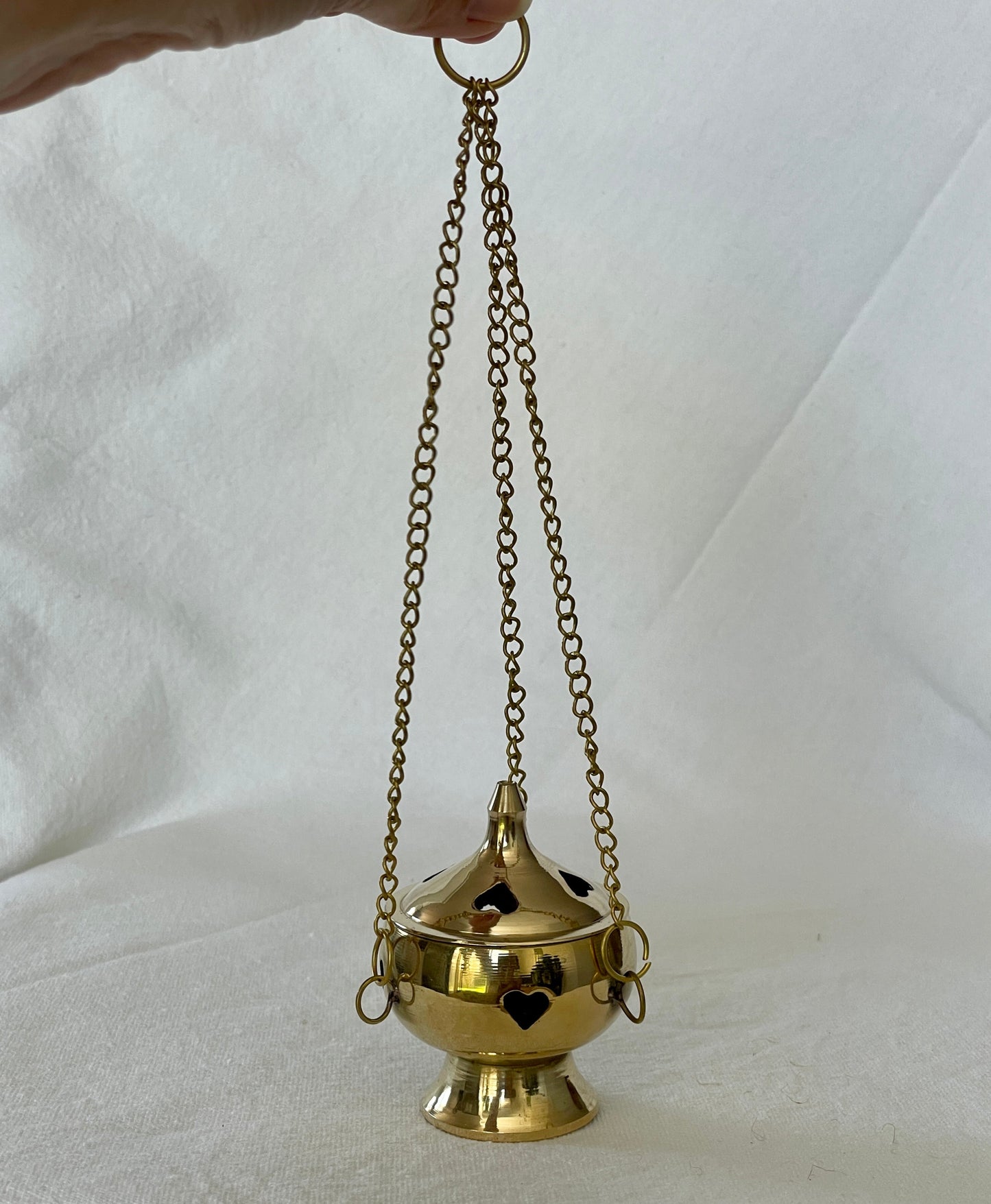 Brass Hanging Incense/ Charcoal Burner